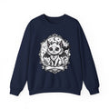 Spooky Cat Bat Crew Neck Sweatshirt